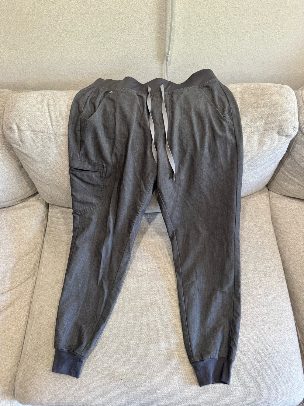 Figs Women's Charcoal Gray Drawstring Jogger Pants